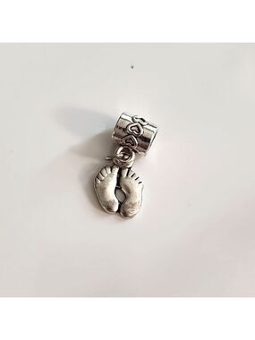BABY FEET Charm for European Style Bracelets Fits Pandora Systems